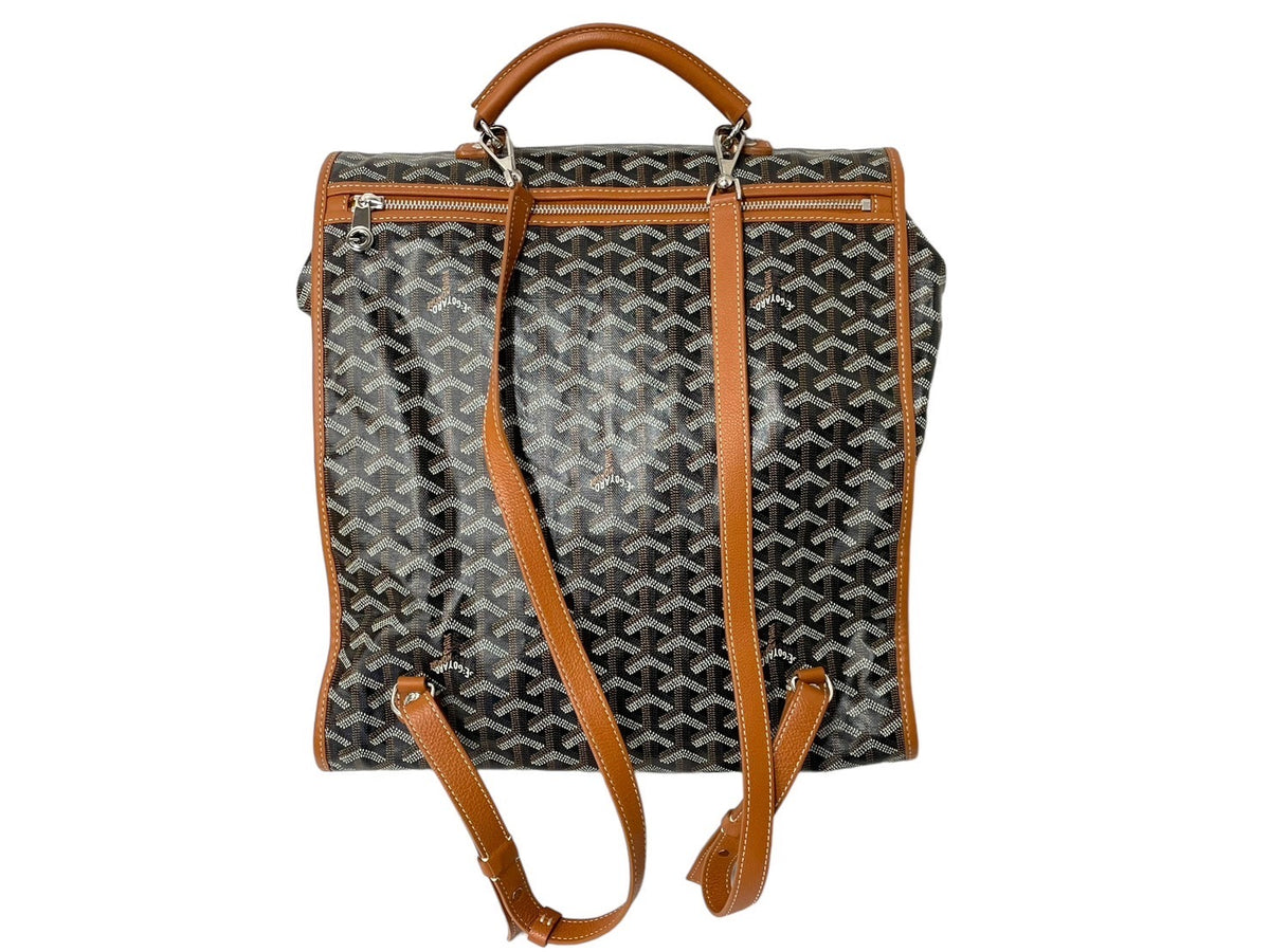 GOYARD ゴヤール バックパック サン レジェ ヘリンボーン柄 ブラック
