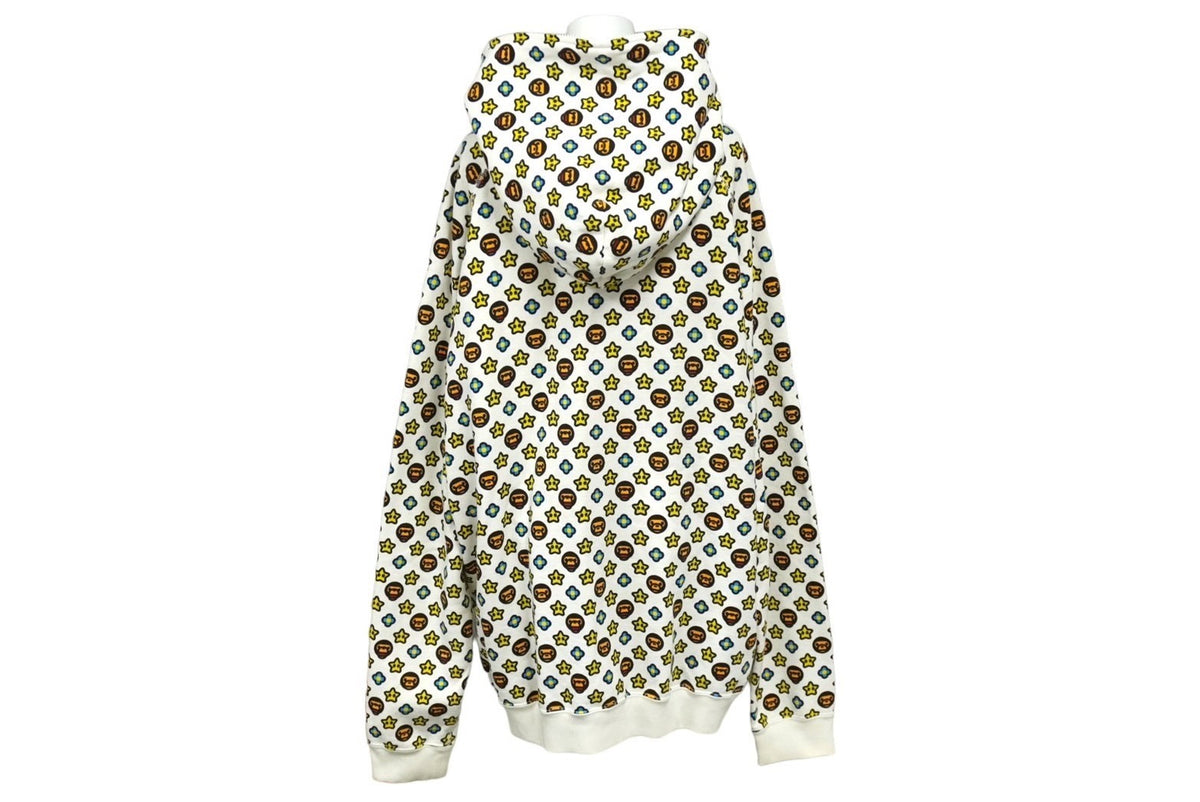 A BATHING APE アベイシングエイプ マイロ モノグラム パーカー 
