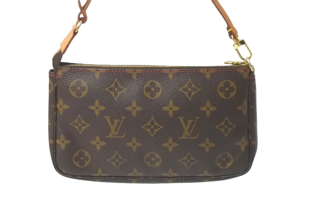 Louis Vuitton モノグラム チェリー ポシェット アクセソワール ポーチ M95008 ブラウン (205586