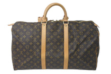 Load image into Gallery viewer, LOUIS VUITTON ルイ ヴィトン ボストンバッグ キーポル50 モノグラムキャンバス M41426 ブラウン 美品 中古 61006
