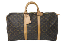 Load image into Gallery viewer, LOUIS VUITTON ルイ ヴィトン ボストンバッグ キーポル50 モノグラムキャンバス M41426 ブラウン 美品 中古 61006