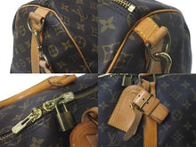 Load image into Gallery viewer, LOUIS VUITTON ルイ ヴィトン ボストンバッグ キーポル バンドリエール 55 モノグラムキャンバス M41414 ブラウン 美品 中古 61007