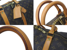 Load image into Gallery viewer, LOUIS VUITTON ルイ ヴィトン ボストンバッグ キーポル バンドリエール 55 モノグラムキャンバス M41414 ブラウン 美品 中古 61007