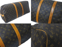 Load image into Gallery viewer, LOUIS VUITTON ルイ ヴィトン ボストンバッグ キーポル バンドリエール 55 モノグラムキャンバス M41414 ブラウン 美品 中古 61007