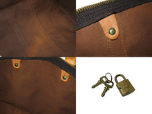 Load image into Gallery viewer, LOUIS VUITTON ルイ ヴィトン ボストンバッグ キーポル バンドリエール 55 モノグラムキャンバス M41414 ブラウン 美品 中古 61007