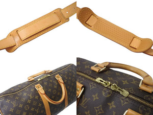 LOUIS VUITTON ルイヴィトン キーポルバンドリエール50 モノグラムキャンバス M41416 ボストンバッグ 美品 中古 4b001251