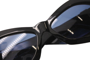 GIANNI VERSACE ジャンヌ ヴェルサーチ サングラス MOD421/A メデューサ ロゴ プラスチック メタル ブラック 美品 中古 4b000327