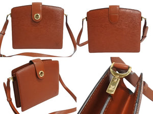 LOUIS VUITTON ルイヴィトン ショルダーバッグ カプチン M52343 エピレザー ケニアブラウン ゴールド金具 美品 中古 4b003410