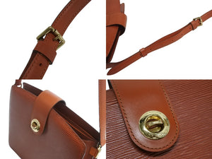 LOUIS VUITTON ルイヴィトン ショルダーバッグ カプチン M52343 エピレザー ケニアブラウン ゴールド金具 美品 中古 4b003410