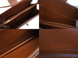 LOUIS VUITTON ルイヴィトン ショルダーバッグ カプチン M52343 エピレザー ケニアブラウン ゴールド金具 美品 中古 4b003410