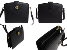Load image into Gallery viewer, LOUIS VUITTON ルイヴィトン サックソウ ショルダーバッグ M80161 ブラック エピレザー マッドブラック金具 美品 中古 4b003417