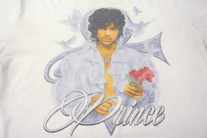VINTAGE ヴィンテージ PRINCE プリンスフォト半袖Tシャツ ビートにこだわって コットン ホワイト サイズ3XL 良品 中古 4b000369 
