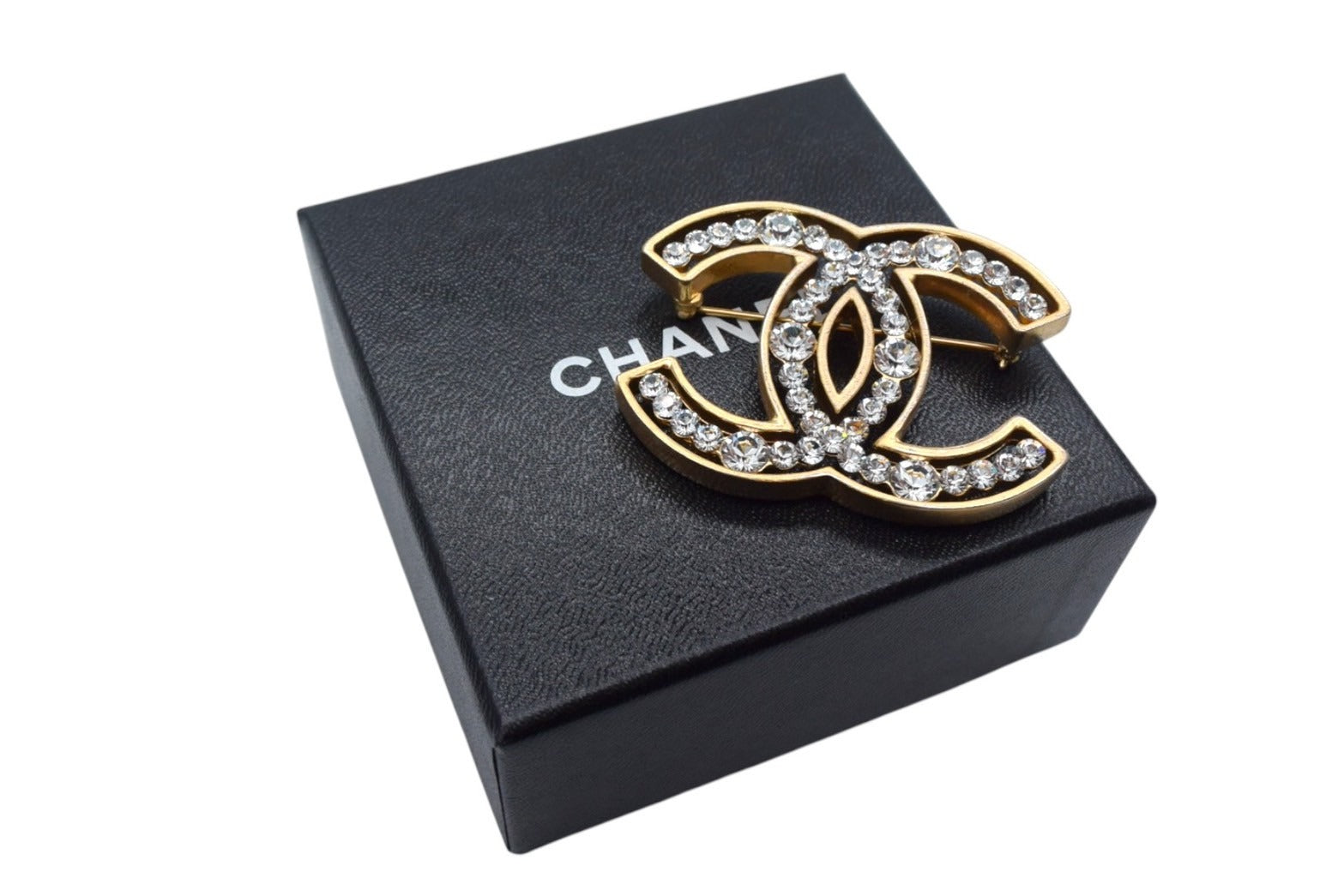 激安超特価 最大80%オフ  CHANEL シャネル ブローチ 重量約20.1g ココマーク ライン ブローチ