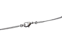 Load image into Gallery viewer, CHANEL シャネル ネックレス ココマーク 重量約5.0g 全長約47.5cm ラインストーン メタル シルバー 美品 中古 4b000372