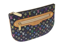 Load image into Gallery viewer, LOUIS VUITTON ルイヴィトン モノグラム マルチカラー ポシェットGM ポーチ M60030 MI0056 ブラック 良品 中古 4b000039