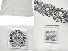 画像をギャラリービューアに読み込む, CHROME HEARTS クロムハーツ フローラルプリント ノースリーブカットソー タンクトップ ホワイト サイズONE 美品 中古 4b000408 