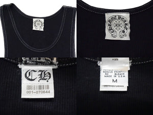 CHROME HEARTS クロムハーツ FOTI MAHALIA フォティ マハリア バックプリント タンクトップ レッド ブラック サイズM 美品 中古 4b000411 