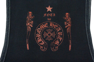 CHROME HEARTS クロムハーツ FOTI MAHALIA フォティ マハリア バックプリント タンクトップ レッド ブラック サイズM 美品 中古 4b000411 