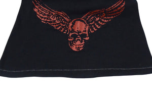 CHROME HEARTS クロムハーツ FOTI MAHALIA フォティ マハリア バックプリント タンクトップ レッド ブラック サイズM 美品 中古 4b000411 