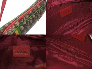 極美品 Christian Dior クリスチャンディオール トロッター ワンショルダーバッグ ハンドバッグ 05-MA-0054 ラスタカラー 中古 4b000453