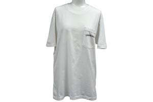 CHROME HEARTS クロムハーツ 半袖Ｔシャツ 新型 背面アーチロゴ サイズM ホワイト ブラック コットン 良品 中古 4b000459