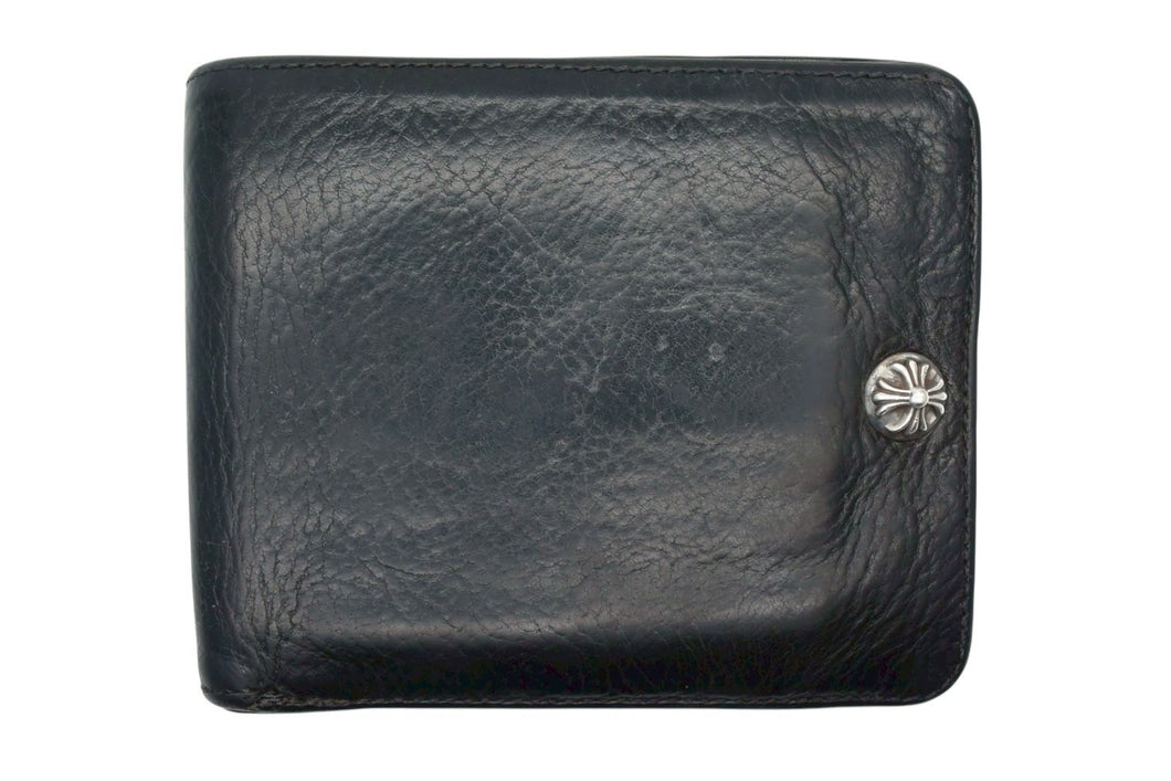 CHROME HEARTS クロムハーツ 1スナップ クロスボタン 二つ折り
