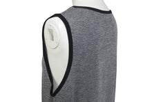 Load image into Gallery viewer, Christian Dior クリスチャンディオール CDロゴライン タンクトップ グレー レーヨン KWP7L1209 サイズL 美品 中古 4b000480