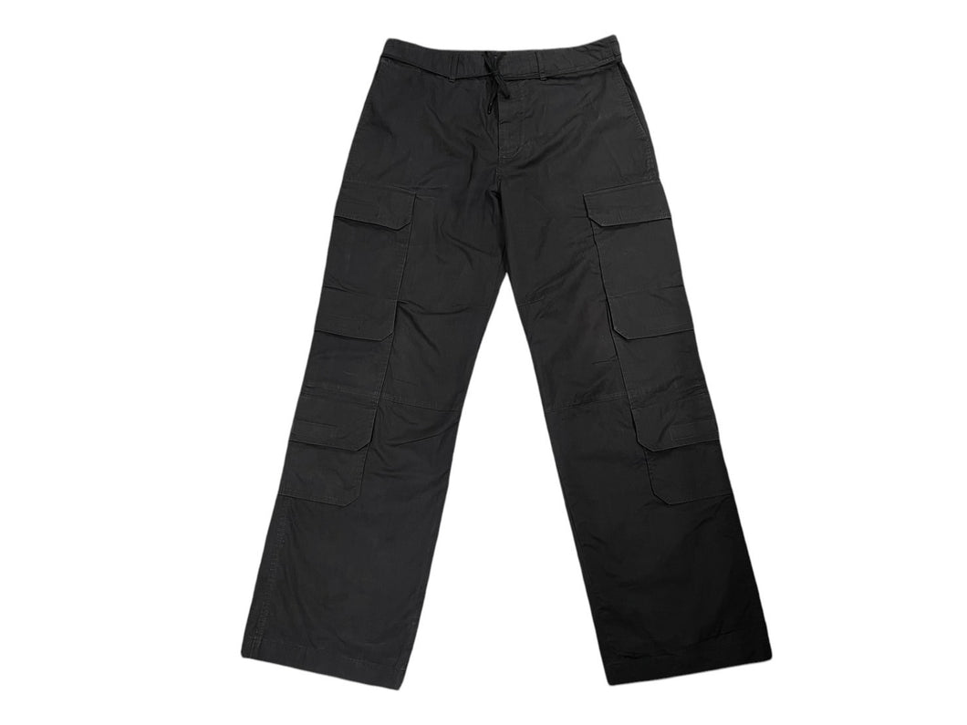 LOUIS VUITTON ルイヴィトン Virgil Abloh ヴァージルアブロー 20SS マルチポケット カーゴパンツ ブラック サイズ42 美品 中古 4b000624