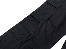 画像をギャラリービューアに読み込む, LOUIS VUITTON ルイヴィトン Virgil Abloh ヴァージルアブロー 20SS マルチポケット カーゴパンツ ブラック サイズ42 美品 中古 4b000624