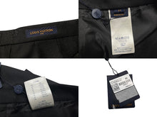 Load image into Gallery viewer, 新品未使用 LOUIS VUITTON ルイヴィトン ウールパンツ スラックス サイズ44 ブラック RM192MHSN HHP20W 中古 4b000634