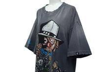 Load image into Gallery viewer, WARREN LOTAS ウォーレンロータス A Simple Plan 半袖Tシャツ サイズL ヴィンテージ加工 ブラック ピエロ ギャング 美品 中古 4b000659