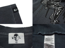 Load image into Gallery viewer, WARREN LOTAS ウォーレンロータス A Simple Plan 半袖Tシャツ サイズL ヴィンテージ加工 ブラック ピエロ ギャング 美品 中古 4b000659
