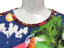 画像をギャラリービューアに読み込む, Jean Paul GAULTIER FEMME ジャンポールゴルチェ フェム 半袖Tシャツ サイズ40 破壊と創造の神シヴァ インド マルチ神話カラー 美品 中古 4b000680 