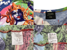 画像をギャラリービューアに読み込む, Jean Paul GAULTIER FEMME ジャンポールゴルチェ フェム 半袖Tシャツ サイズ40 破壊と創造の神シヴァ インド マルチ神話カラー 美品 中古 4b000680 