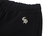 Load image into Gallery viewer, 新品未使用 CHROME HEARTS クロムハーツ Y NOT スローライドロゴ 刺繍 パンツ ブラック ボトムス シルバー金具 サイズM 中古 4b000726