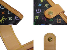 Load image into Gallery viewer, LOUIS VUITTON ルイヴィトン 手帳カバー システム手帳 アジェンダPM R20895 モノグラムマルチカラー ノワール 美品 中古 4b000763
