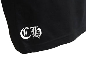 CHROME HEARTS クロムハーツ 長袖Ｔシャツ ロンT 背面セメタリークロス ブラック コットン サイズS 美品 中古 4b000781