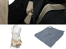 Load image into Gallery viewer, 極美品 BALENCIAGA バレンシアガ ショルダーバッグ NEO CAGOLE XS ネオカゴール XS 700940 ベージュ シルバー金具 中古 4b000819