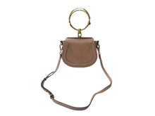 Load image into Gallery viewer, Chloe クロエ ナイル スモール 2WAY ハンドバッグ ベージュ系 カーフ 3S1301 ゴールド金具 ブレスレットバッグ ショルダー 美品 中古 4b000825