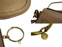 Load image into Gallery viewer, Chloe クロエ ナイル スモール 2WAY ハンドバッグ ベージュ系 カーフ 3S1301 ゴールド金具 ブレスレットバッグ ショルダー 美品 中古 4b000825