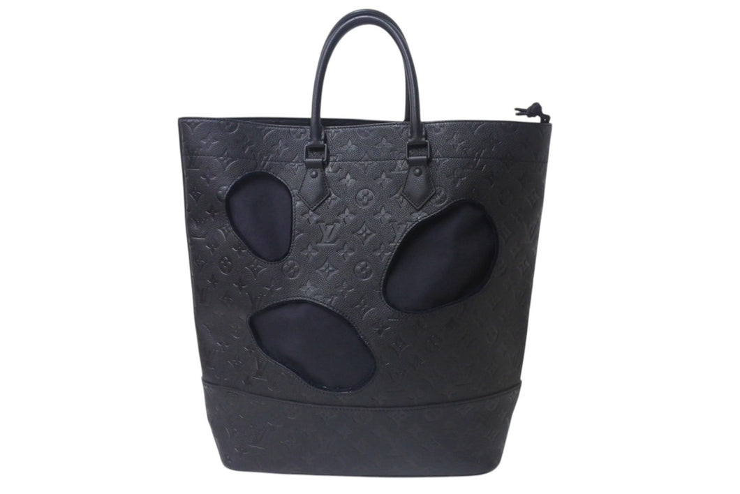 極美品 LOUIS VUITTON ルイヴィトン × COMME des GARCONS コムデギャルソン ウィズホールズPM トートバッグ M45887 川久保玲 中古 4b000827