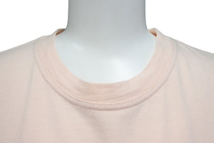 ChristianDior クリスチャンディオール 半袖Tシャツ 3P16155024 サイズ36 デニムロゴ プリント ピンク 美品 中古 4b000831