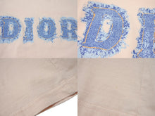 Load image into Gallery viewer, ChristianDior クリスチャンディオール 半袖Tシャツ 3P16155024 サイズ36 デニムロゴ プリント ピンク 美品 中古 4b000831