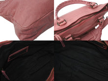 Load image into Gallery viewer, BALENCIAGA バレンシアガ ザ ファースト 2WAY ハンドバッグ ワンショルダー ピンク レザー 103208 良品 中古 4b000834