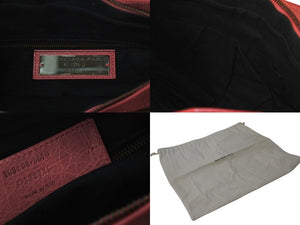 BALENCIAGA バレンシアガ ザ ファースト 2WAY ハンドバッグ ワンショルダー ピンク レザー 103208 良品 中古 4b000834