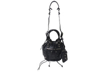 Load image into Gallery viewer, 極美品 BALENCIAGA バレンシアガ ルカゴールXS ハンドバッグ ショルダーバッグ 2WAY 702432 レザー ブラック 中古 4b000835