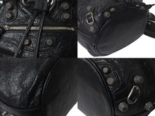 Load image into Gallery viewer, 極美品 BALENCIAGA バレンシアガ ルカゴールXS ハンドバッグ ショルダーバッグ 2WAY 702432 レザー ブラック 中古 4b000835