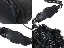 Load image into Gallery viewer, 極美品 BALENCIAGA バレンシアガ ルカゴールXS ハンドバッグ ショルダーバッグ 2WAY 702432 レザー ブラック 中古 4b000835