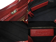 Load image into Gallery viewer, BALENCIAGA バレンシアガ ミニ シティ ハンドバッグ ショルダーバッグ 2WAY 390160 レザー レッド 美品 中古 4b000839