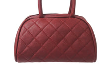 Load image into Gallery viewer, 極美品 CHANEL シャネル ハンドバッグ 10番台 ココマーク ラムスキン キルティング レッド シルバー金具 中古 4b000842
